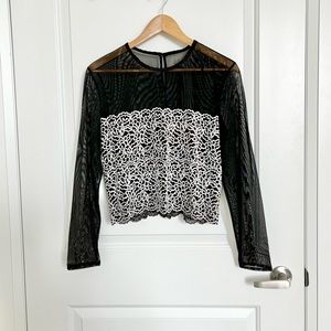 Vintage Cartise mesh blouse